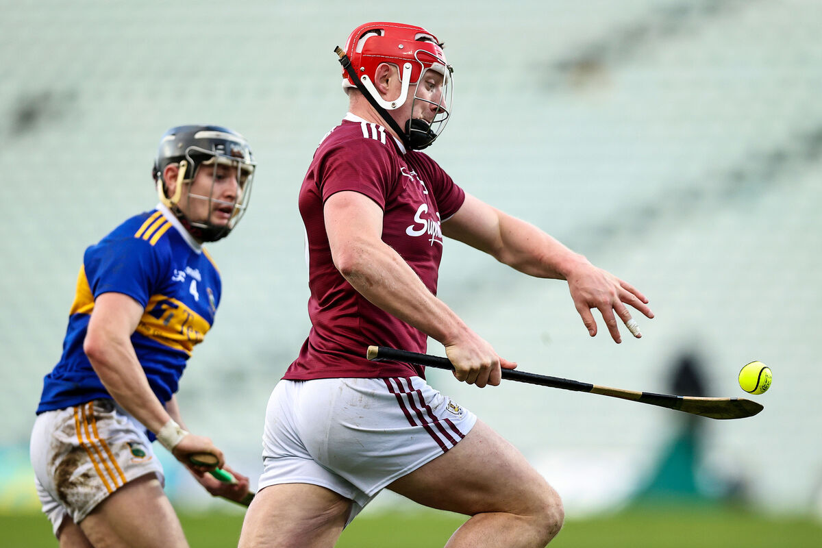 Galway’s Joe Canning races away from Alan Flynn of Tipperary. Picture: INPHO/Tommy Dickson