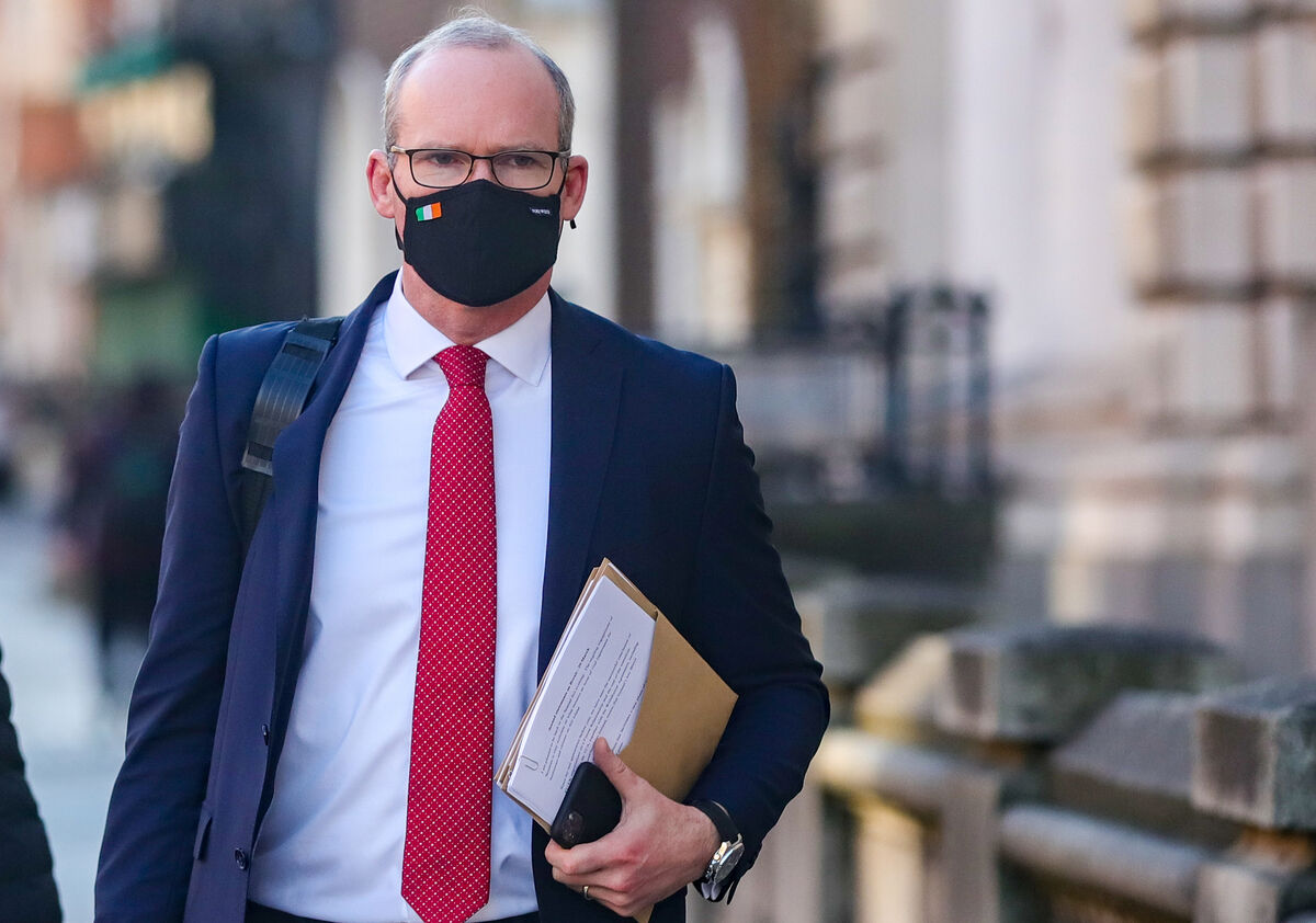 Foreign Affairs Minister Simon Coveney said it was morally unacceptable to allow a legal intellectual argument to prevent or slow down the manufacturing of life-saving vaccines. Picture: Damien Storan