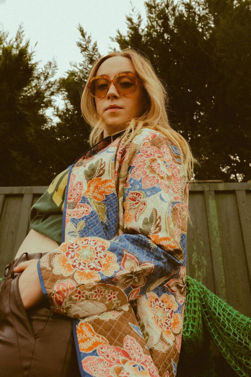 100% silk pre-loved jacket, Lovers Sunday Vintage, €69.99. Photo by Arman Jose Galang