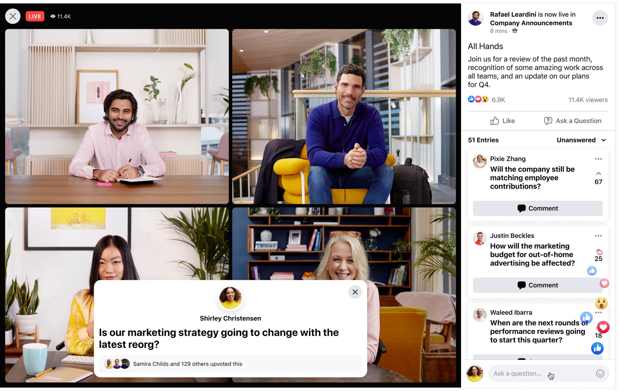 Facebook’s Workplace platform reaches 7 million paid subscribers