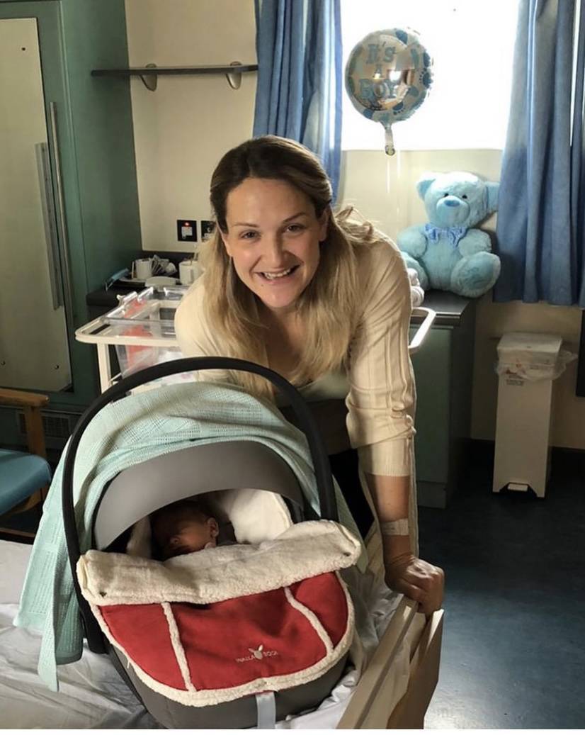 Helen McEntee shares first picture of her newborn son