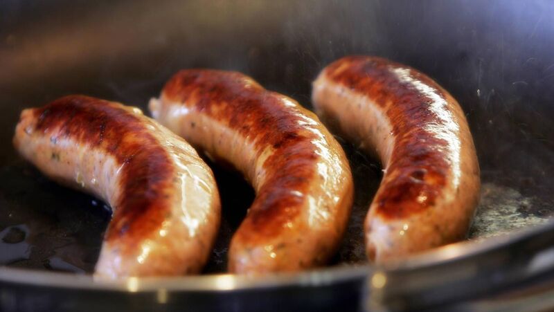 Bernard likes all types of sausage - tradtitional, fancy, vegetarian...