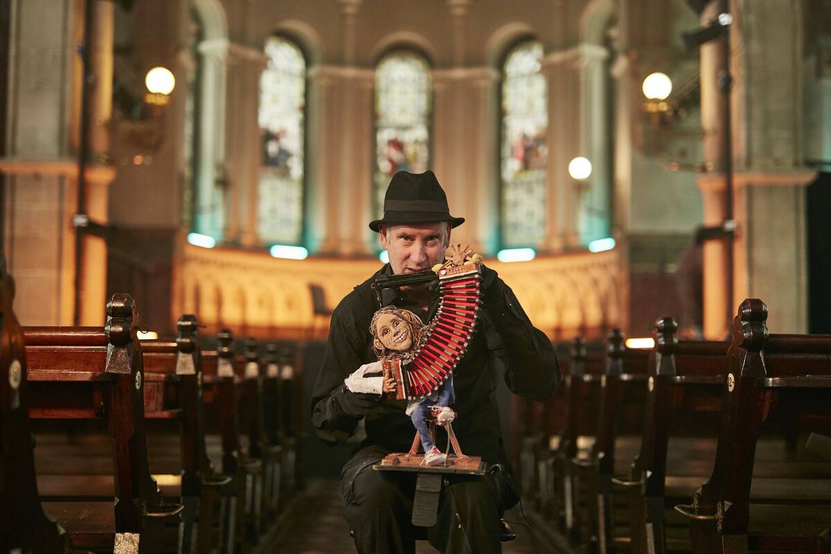 Cork Folk Festival: Des Dillon with 'Sharon Shannon', St Luke's, Cork. Picture: Bríd O'Donovan