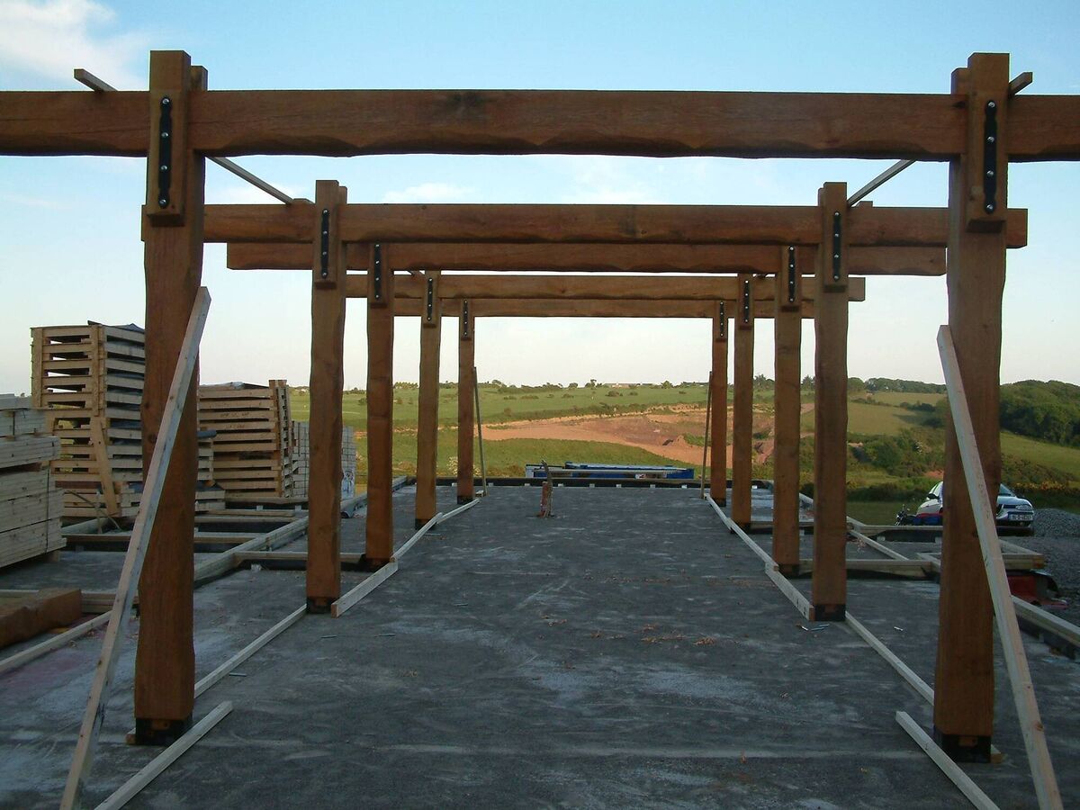 Post and beam frame Post and beam frame