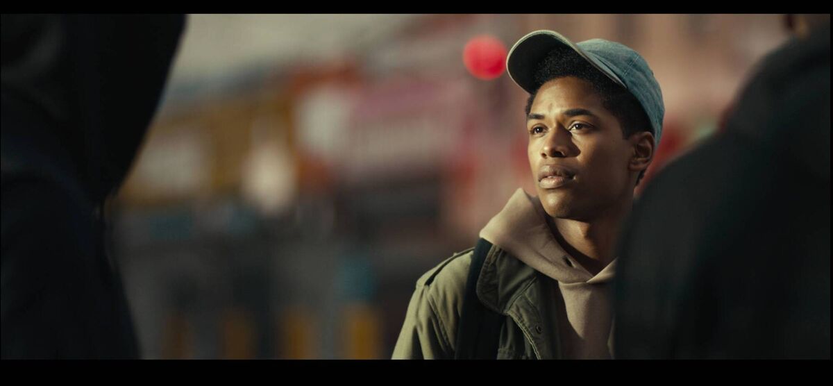 Monster: Kevin Harrison Jr as Steve Harmon. Picture: Netflix