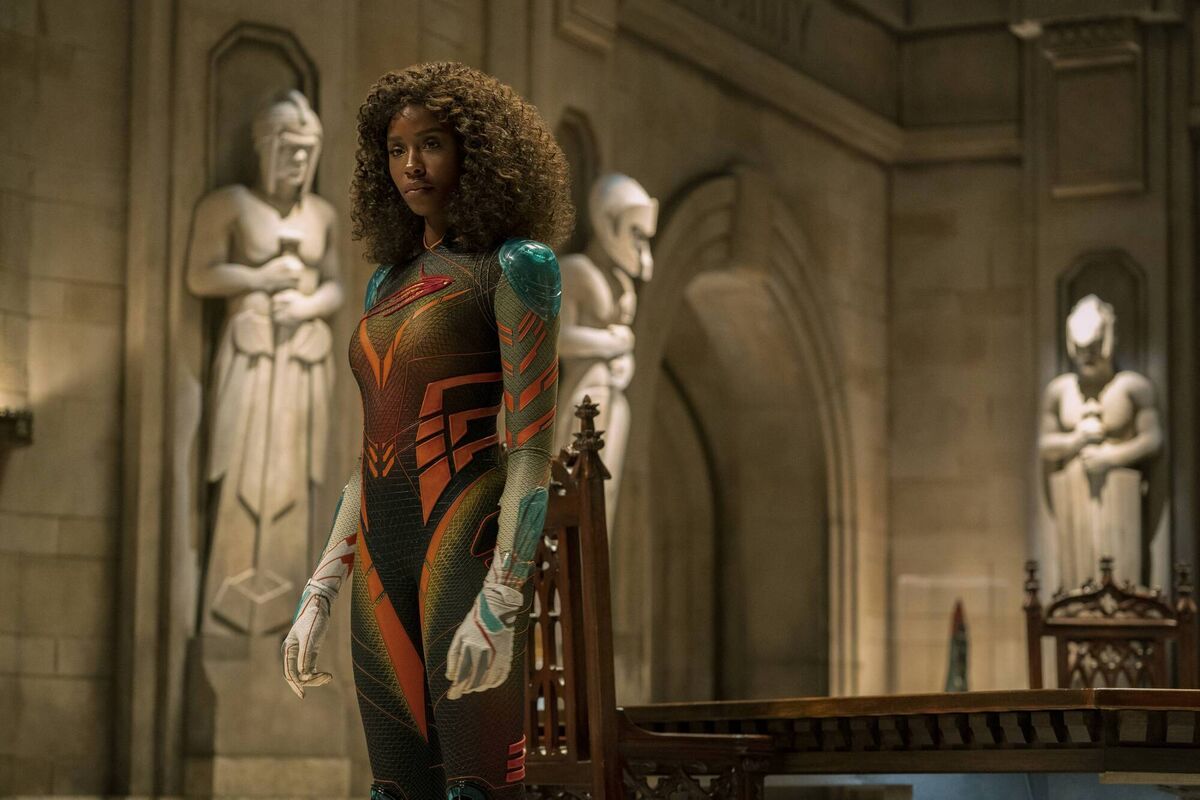 Jupiter's Legacy: Tenika Davis as Petra Small. Picture: Steve Wilkie/ Netflix