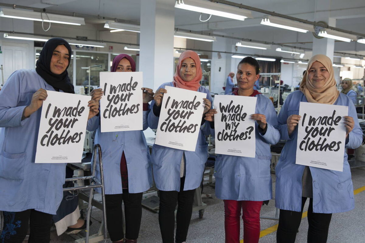 Denim: Some of the MUD Jeans team Fashion Revolution Week.