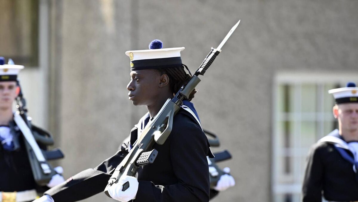 One of the recent cadets at the passing out parade was the first Rastafarian to join the Defence Forces, Ansoumane Firkins, from Guinea in West Africa. One of the recent cadets at the passing out parade was the first Rastafarian to join the Defence Forces, Ansoumane Firkins, from Guinea in West Africa.