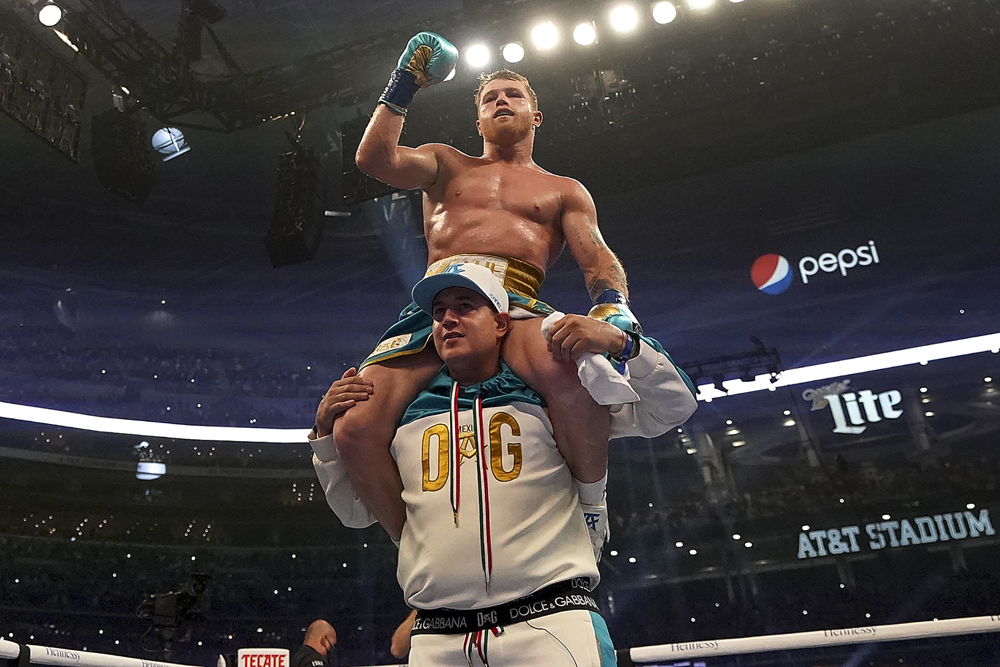 Over 73,000 fans in a frenzy as Canelo Alvarez delivers again