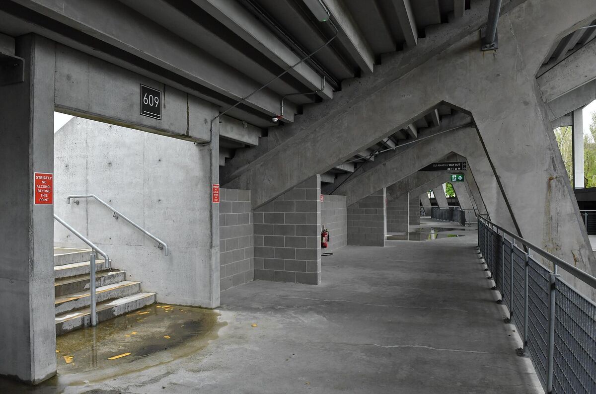 The 2021 season began with no spectators at Páirc Uí Chaoimh. Photo by Piaras Ó Mídheach/Sportsfile