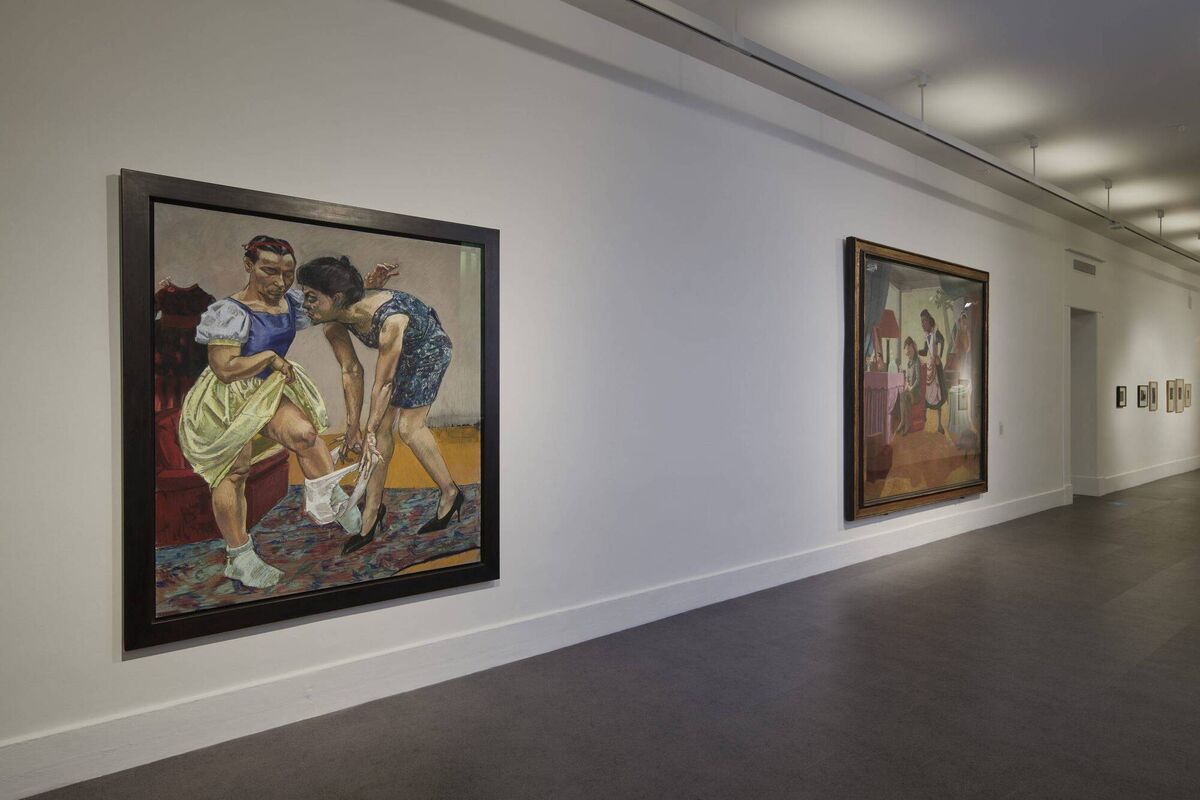 Work from the Paula Rego exhibit at IMMA, Dublin