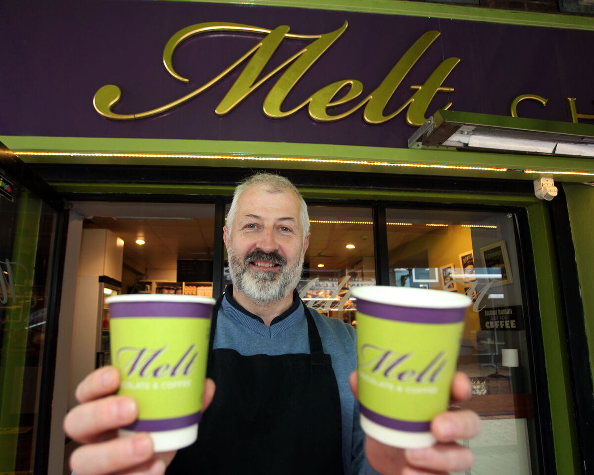 Kevin Hogan, owner of Melt Cafe, Little Catherine Street, Limerick opened for the first time in months. Picture: Brendan Gleeson Kevin Hogan, owner of Melt Cafe, Little Catherine Street, Limerick opened for the first time in months. Picture: Brendan Gleeson