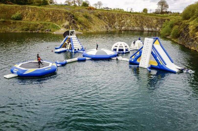 Ballyhass has Aquaparks in two locations. Ballyhass has Aquaparks in two locations.