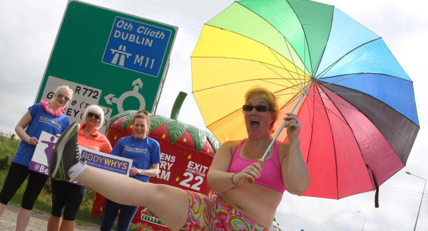 364km in a bikini for body awareness