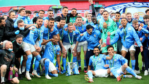 <p>Manchester City were Carabao Cup winners once again (Adam Davy/PA)</p>