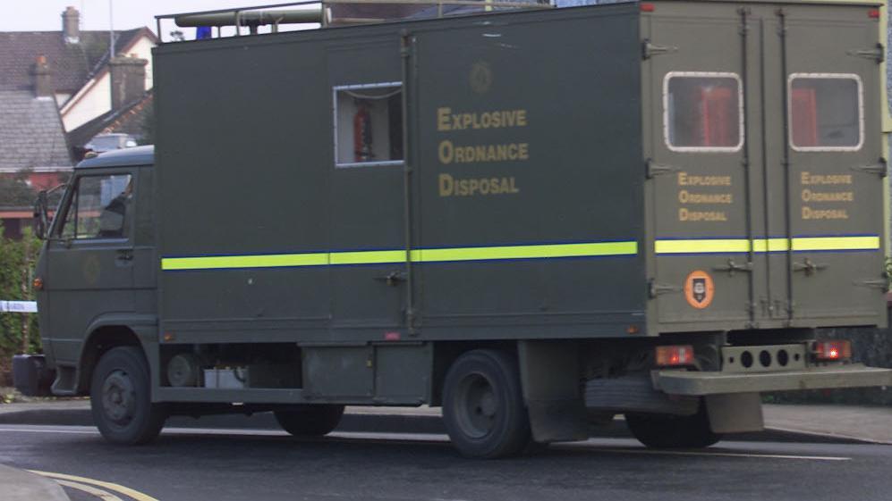 Gardaí said they requested the assistance of the Army explosive ordinance disposal (EOD) team. File picture: Kieran Clancy