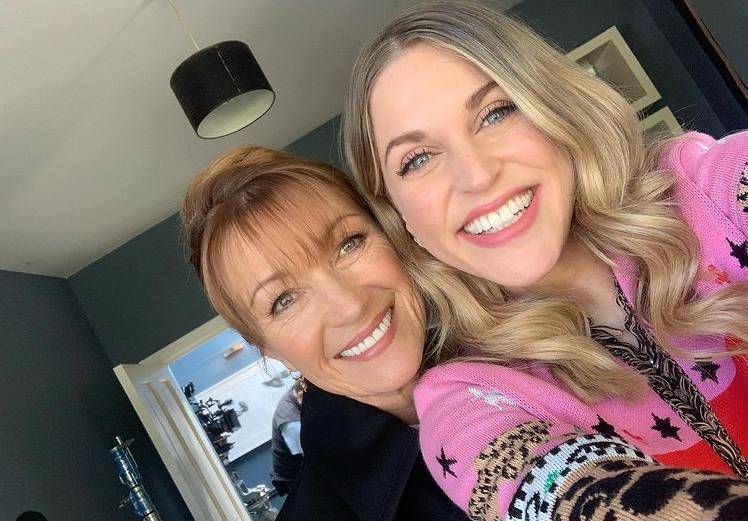 Amy Huberman and Jane Seymour bond on set as they unite to work on new drama
