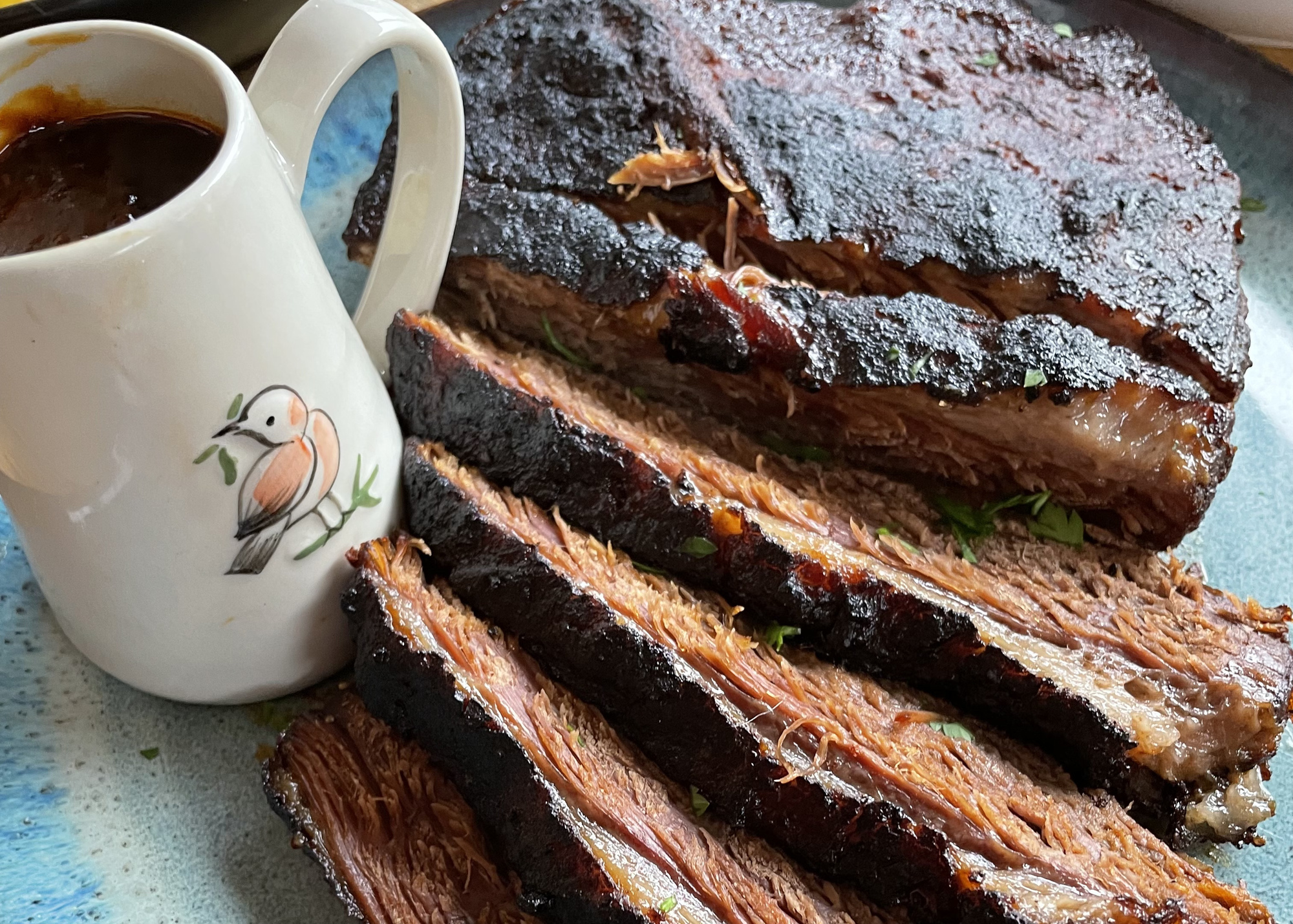 Cooking with Colm O'Gorman: Slow-cooked buffalo brisket with barbecue sauce