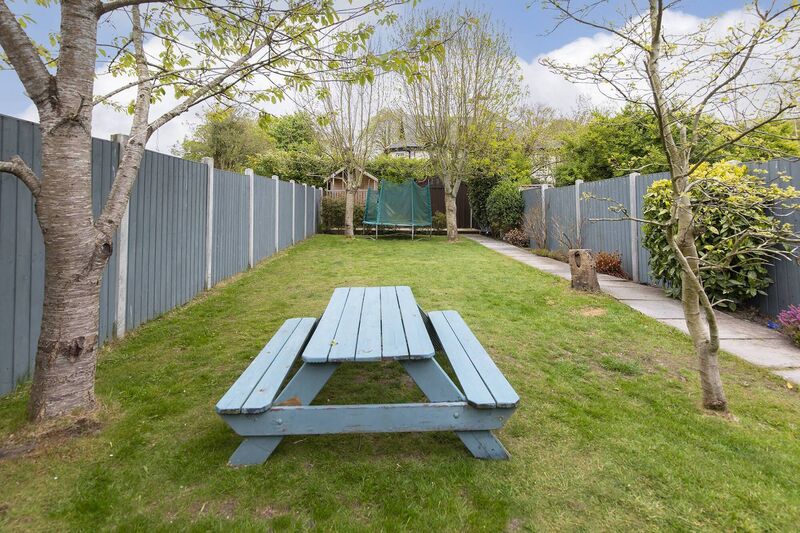 Garden size helped persuade the couple to buy and do the work Garden size helped persuade the couple to buy and do the work