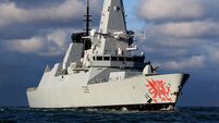 HMS Dragon in British yacht crew rescue