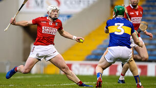 <p>Patrick Horgan slices through the Tipperary defence to score Cork's seventh goal in two games. Picture: INPHO/Tommy Dickson</p>