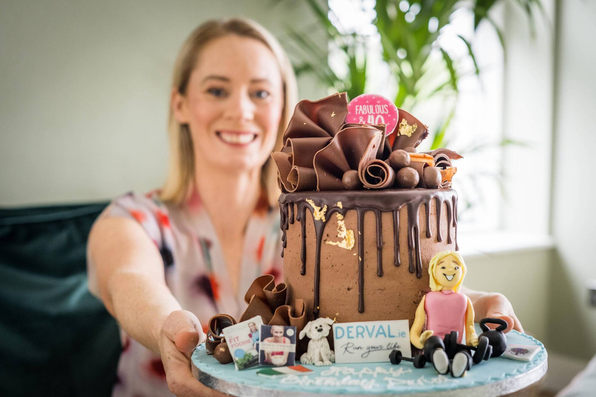 Derval O'Rourke celebrates her 40th birthday. Photo Joleen Cronin