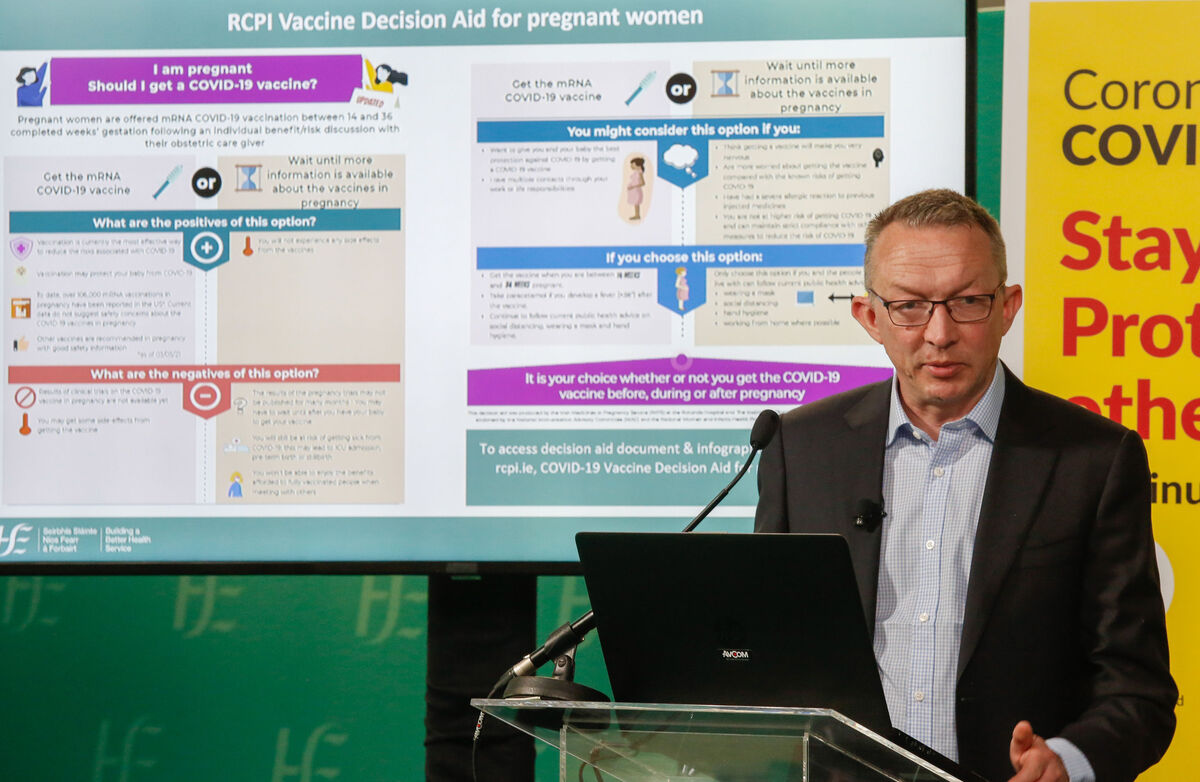 Chief clinical officer Dr Colm Henry said: “We received some information over the weekend indicating the line of thinking of NIAC as it was relayed by the CMO to the minister for health." Picture: Leon Farrell / Photocall Ireland