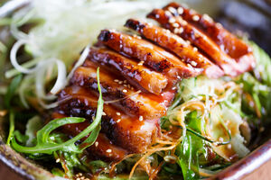 Duck noodle salad