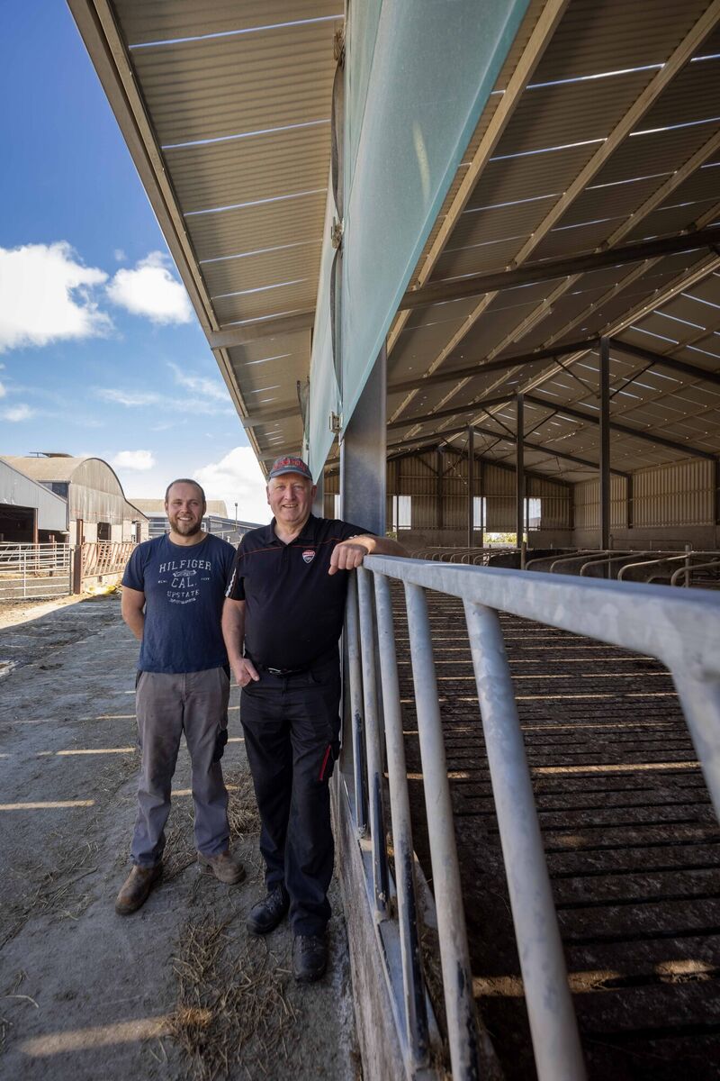 Tommy and Adam Cooke on their farm in Barna, Co Kilkenny. Picture: Dylan Vaughan Tommy and Adam Cooke on their farm in Barna, Co Kilkenny. Picture: Dylan Vaughan