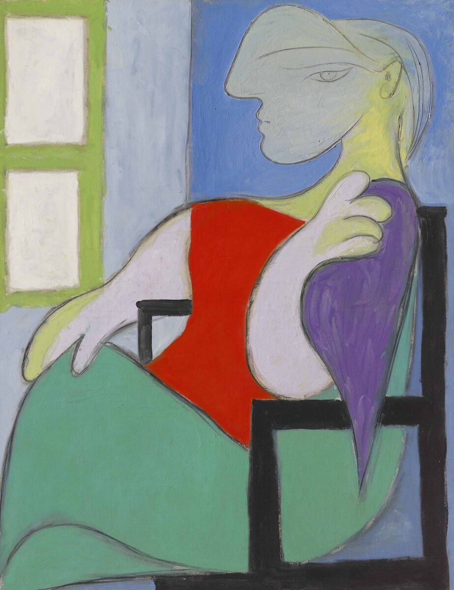 Picasso's Femme assise pres d'une fenetre (Marie-Therese) sold for $103.4 million at Christie's.