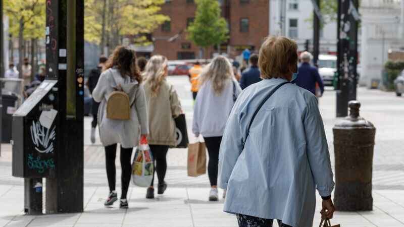 Footfall in cities 'a challenge' following retail sector reopening Footfall in cities 'a challenge' following retail sector reopening