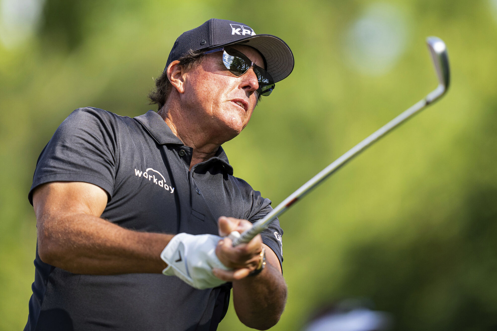 Phil Mickelson ‘having a blast’ as he rolls back the years at US PGA Championship