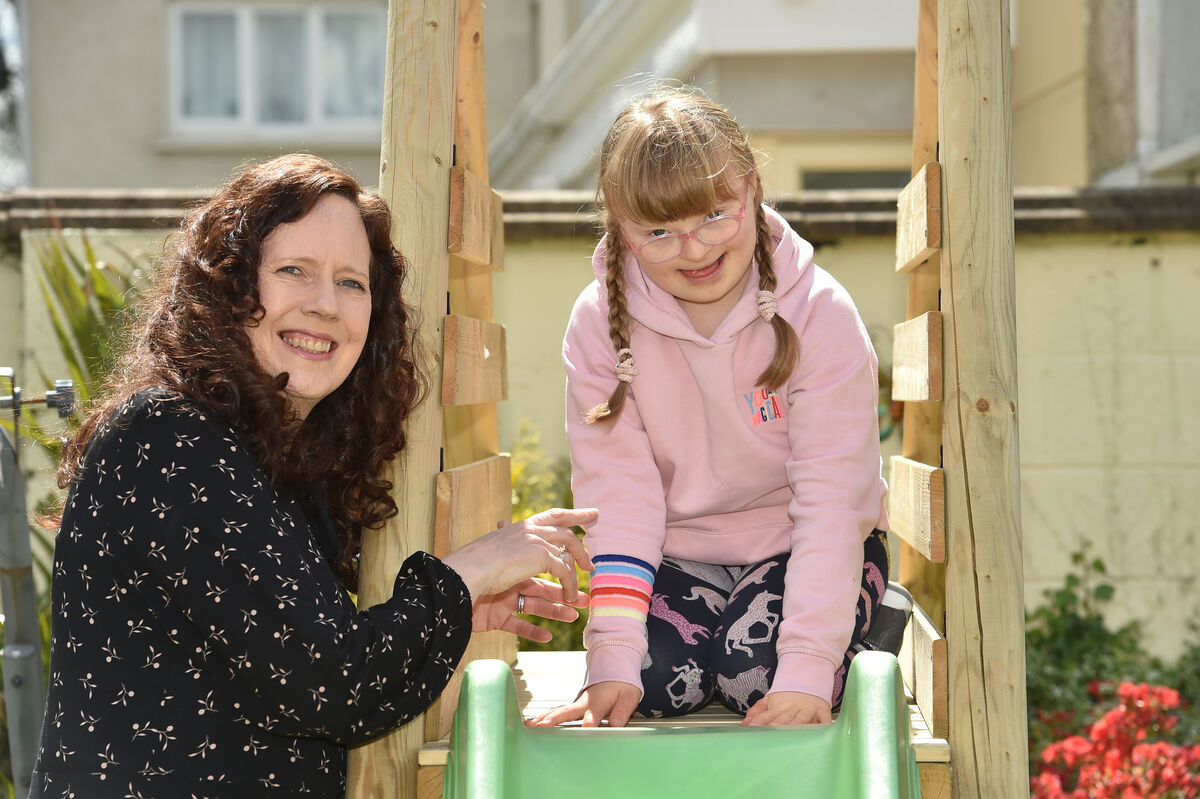  Eithne Hayes with her daughter Tara at their home in Rochestown, Cork. Picture: Dan Linehan
