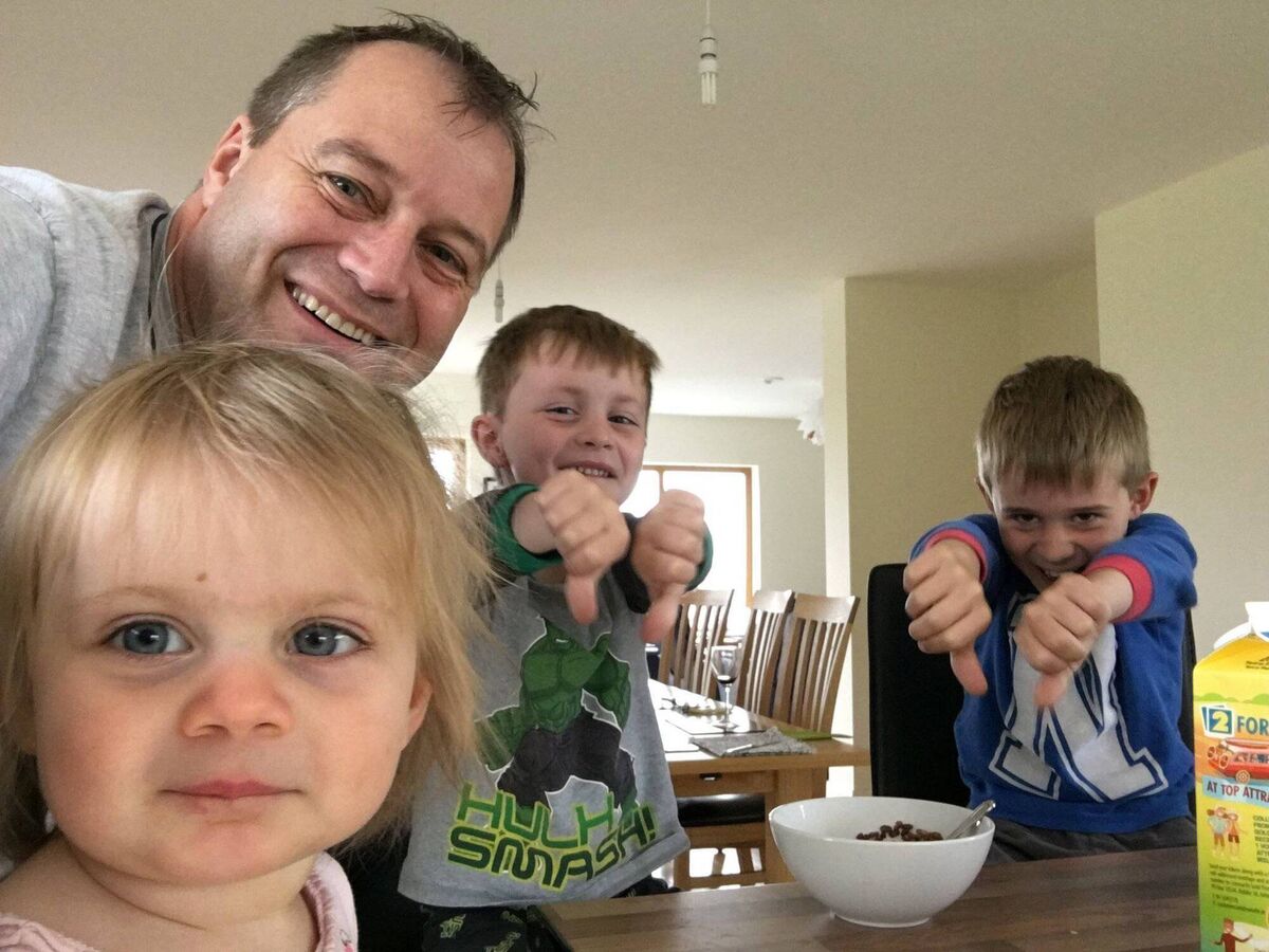 Carla, Andrew, Darragh and Conor McGinley. Pictures: Andrew McGinley/Conor's Clips