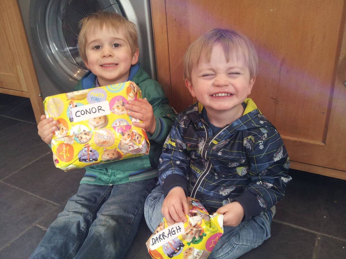 Darragh and Conor McGinley. Pictures: Andrew McGinley/Conor's Clips