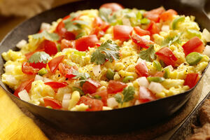 Mexican scrambled eggs