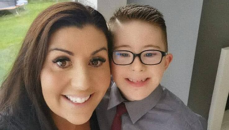 Cork mother, Gillian Byrne, and her eight-year-old son Keane. Picture: Gillian Byrne