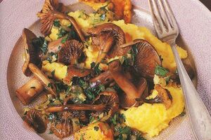 Polenta with wild mushroom ragout