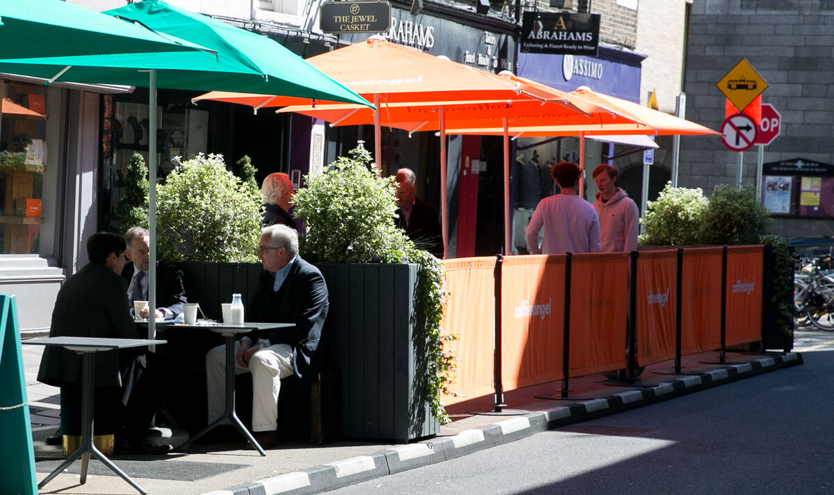 The rules for indoors will differ from those which will govern the return of outdoor dining on June 7. Picture: Gareth Chaney/Collins