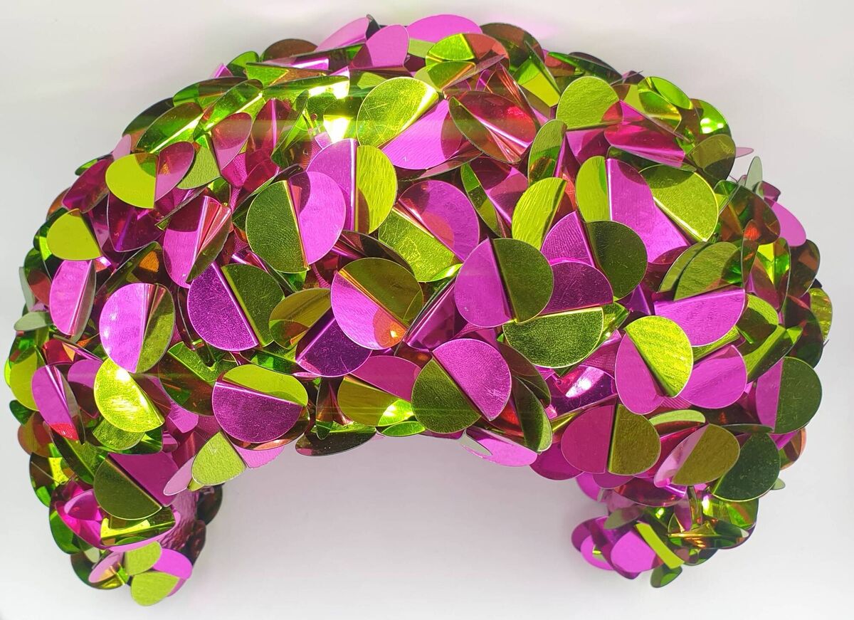 Headband, €240, Ashleigh Myles Millinery