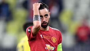 <p>Manchester United's Bruno Fernandes. Picture: Rafal Oleksiewicz/PA</p>