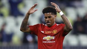 <p>Manchester United forward Marcus Rashford was subjected to racist abuse on social media (Kacper Pempel/AP/PA Images)</p>
