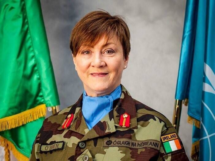 Major General Maureen O'Brien is the first female officer in the history of the State to reach the rank of Major General. Major General Maureen O'Brien is the first female officer in the history of the State to reach the rank of Major General.