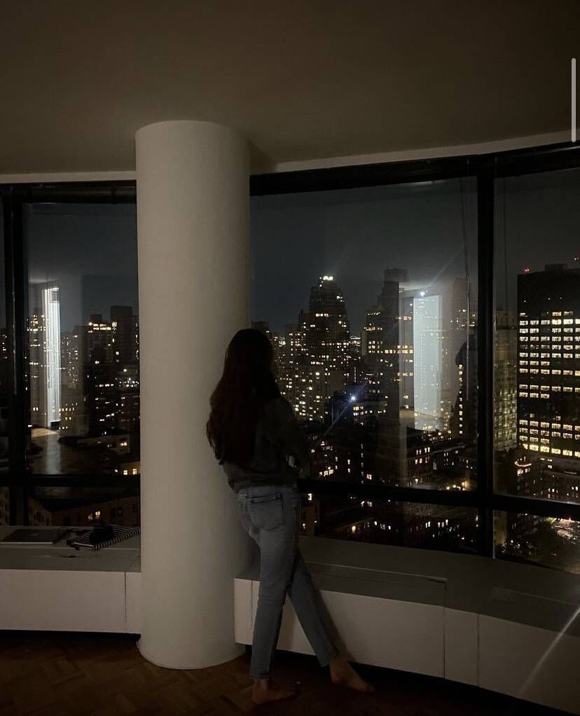 The views are quite different from those of her hometown. Picture: @retroflame on Instagram The views are quite different from those of her hometown. Picture: @retroflame on Instagram