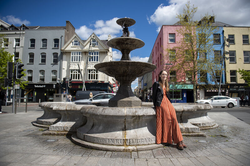  Lisa McInerney, a Galway based author, reading at Crosstown Drift. Picture Dan LInehan
