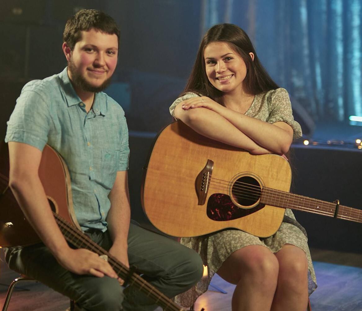 Victoria Pierce and Macdara Ó Faoláin and Victoria Pierce at the Kino, Cork. Folk Festival 2020. Picture: Bríd O'Donovan