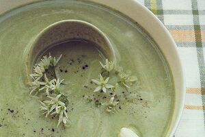 Wild garlic soup