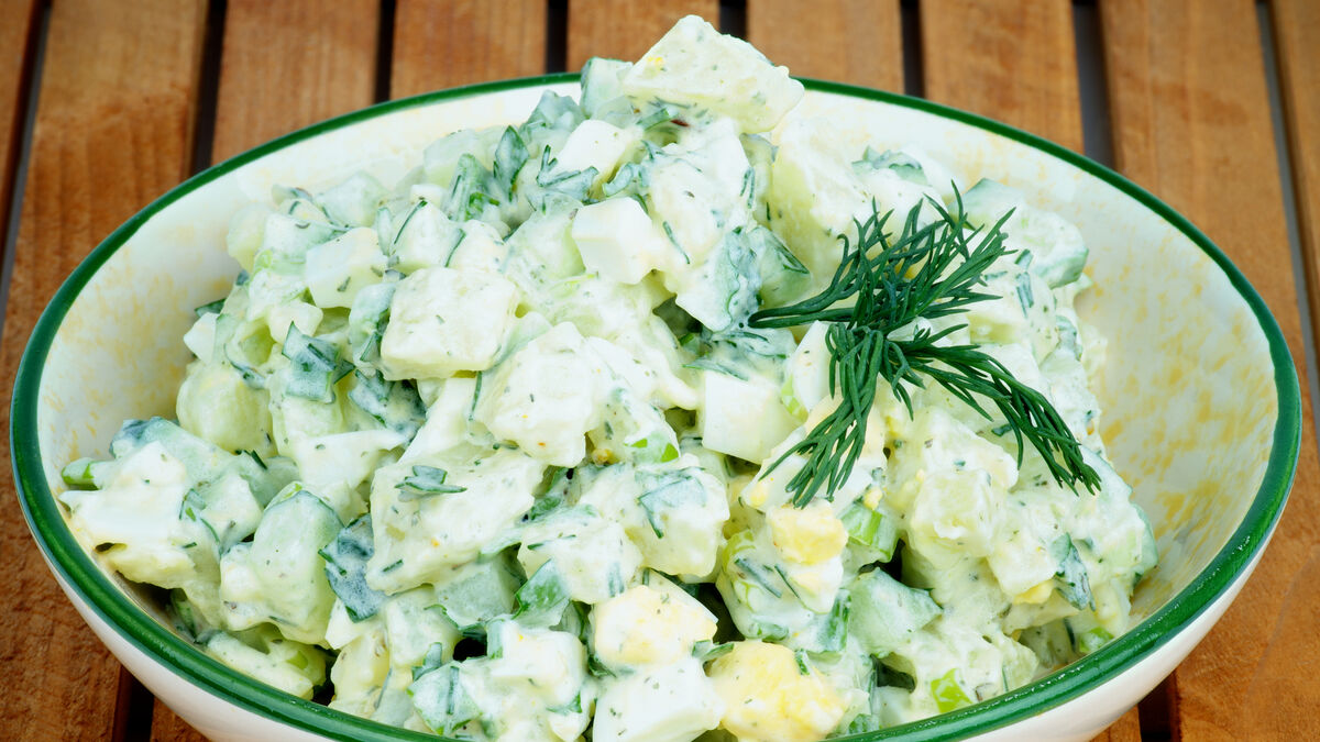 Ballymaloe potato and spring onion salad