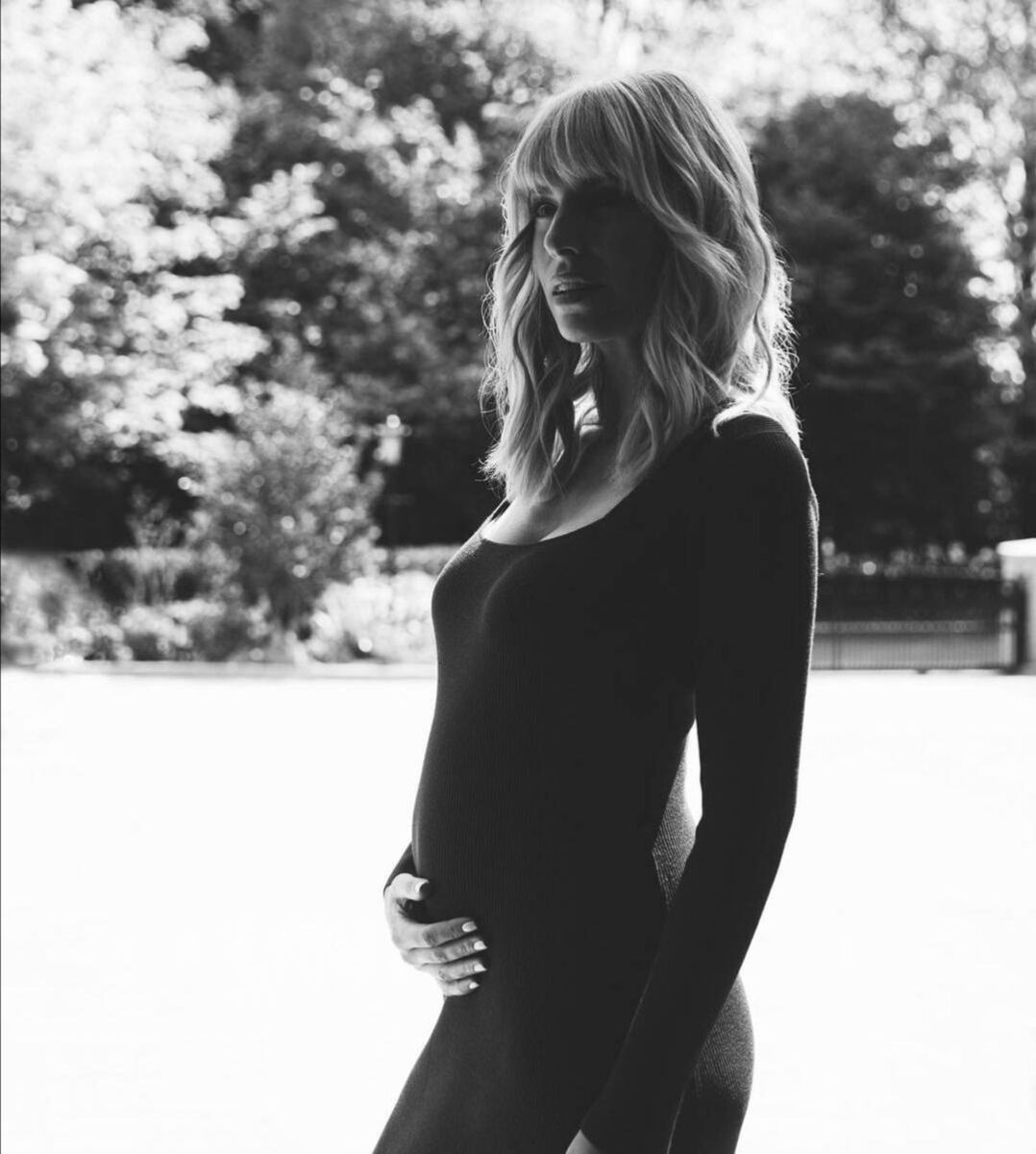 The entrepreneur's third child will join sons Ollie and Louis in the autumn. Picture: instagram The entrepreneur's third child will join sons Ollie and Louis in the autumn. Picture: instagram
