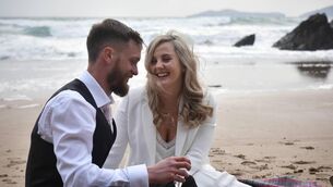 <p>Aoife O'Leary and Seán Lacey. Pictures: Elaine Kennedy</p>